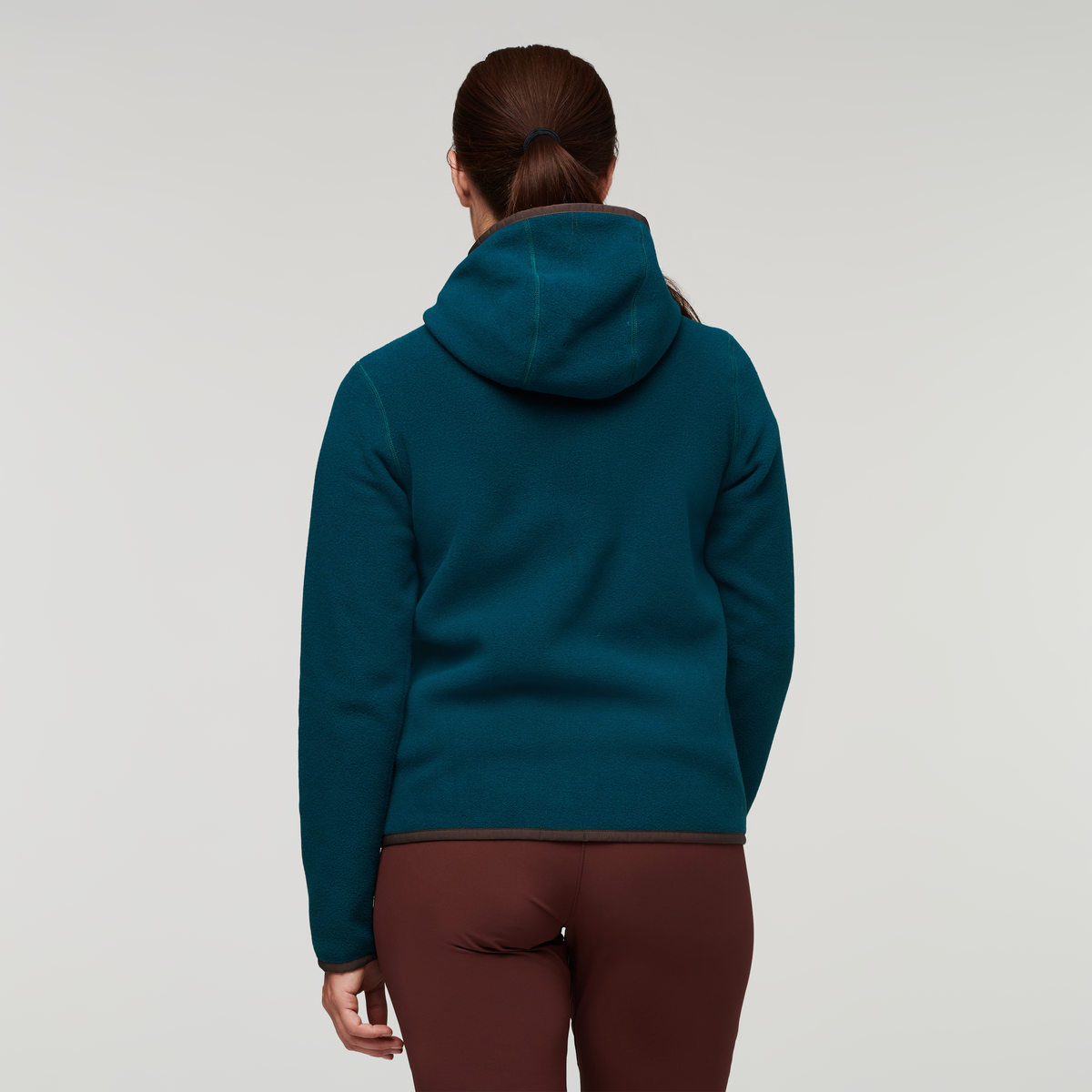 Teca Fleece Hooded Full-Zip Jacket - Women's, Dragons Exist, Model Aya