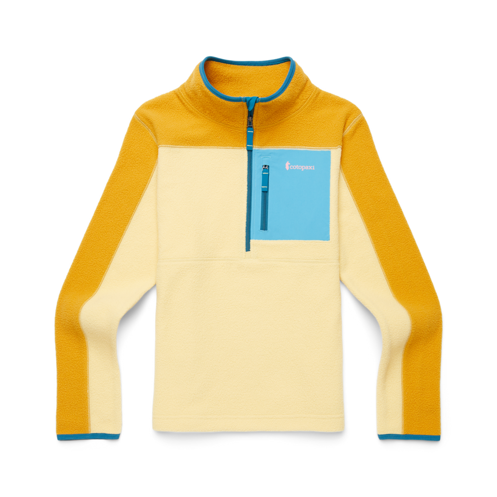 Abrazo Half-Zip Fleece Jacket - Kids', Amber/Wheat, Detail