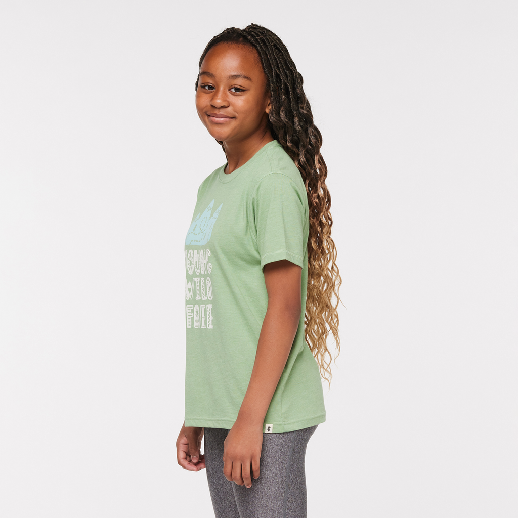Be Free T-Shirt - Kids', Aspen, Model Adelina