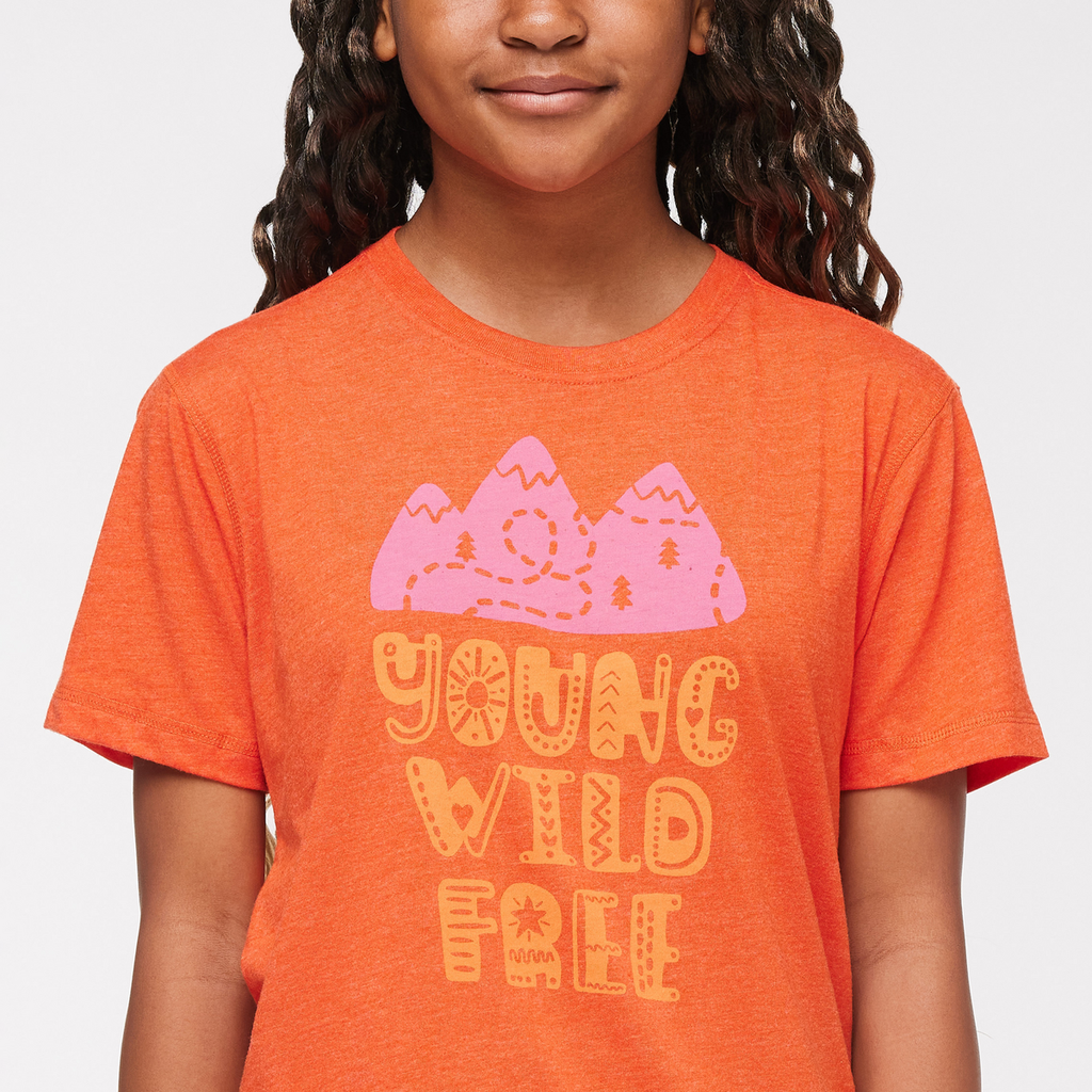 Be Free T-Shirt - Kids', Canyon, Model Adelina