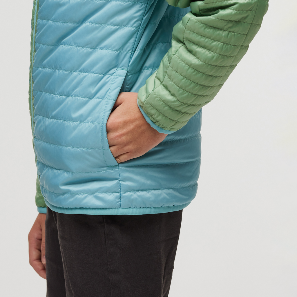Capa Insulated Jacket - Kids', Aspen/Bluebird, Model Dax