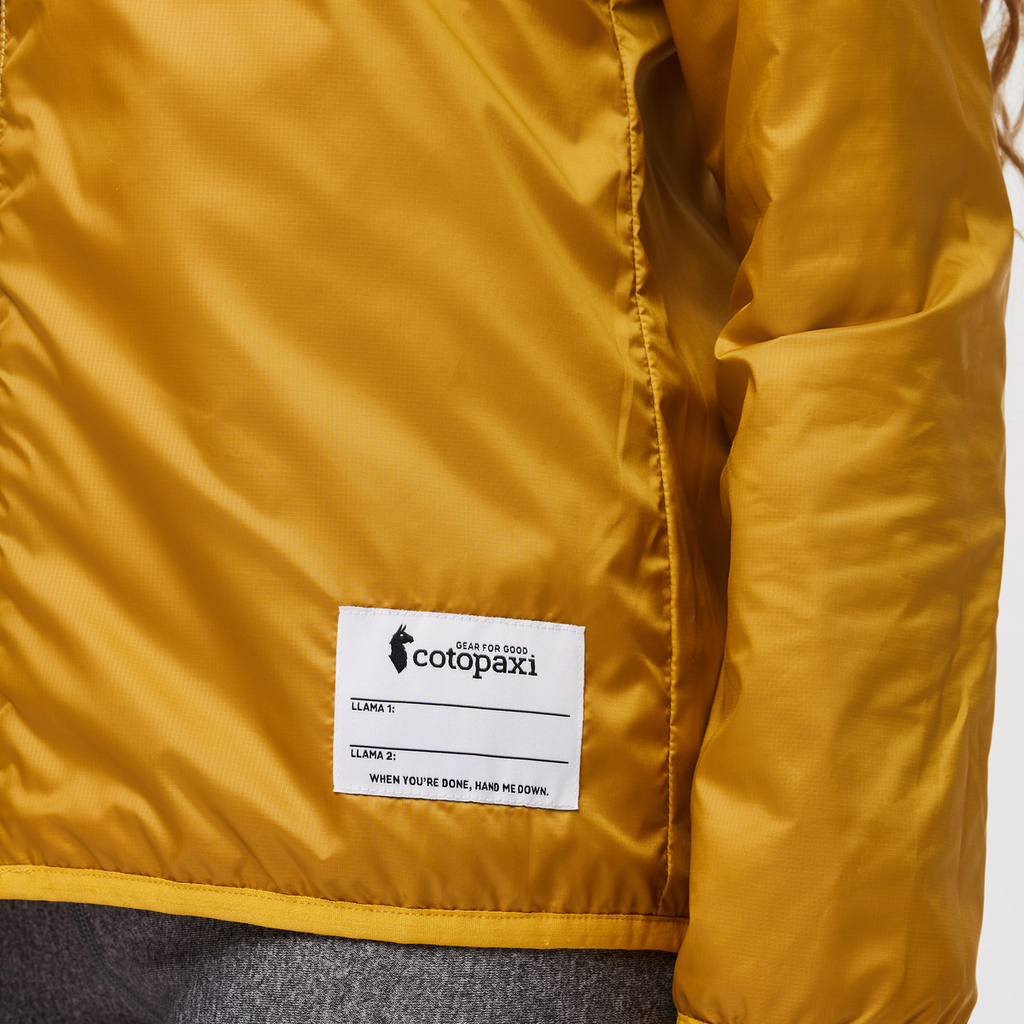 Kids' Capa Insulated Jacket, Maritime/Wheat, Model Adelina