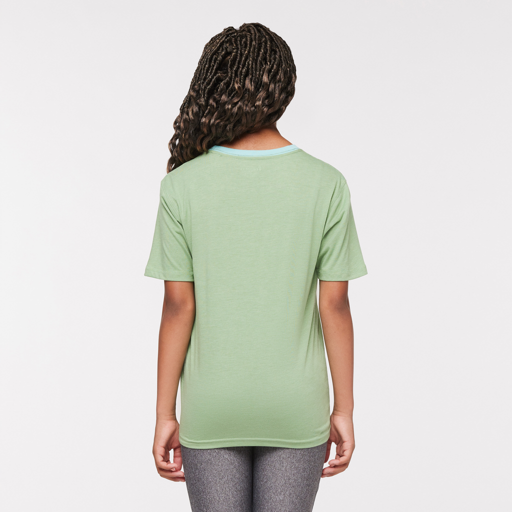Do Good Organic T-Shirt - Kids', Aspen, Model Adelina