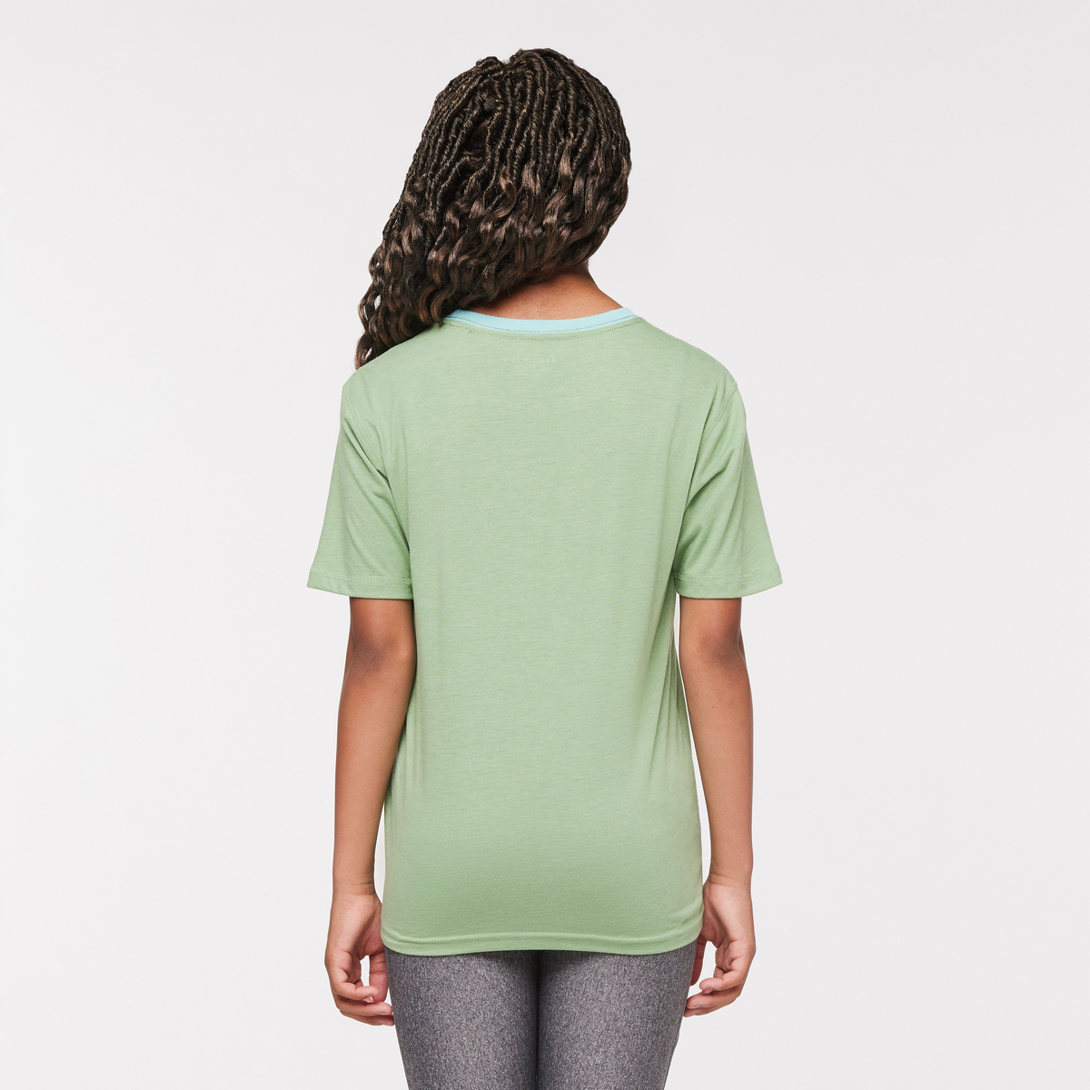 Do Good Organic T-Shirt - Kids', Aspen, Model Adelina