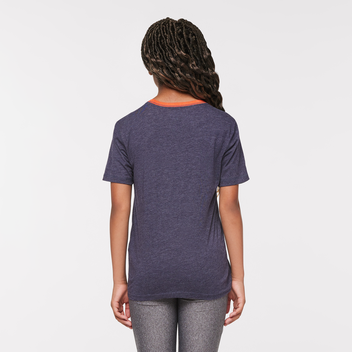 Do Good Organic T-Shirt - Kids', Maritime, Model Adelina