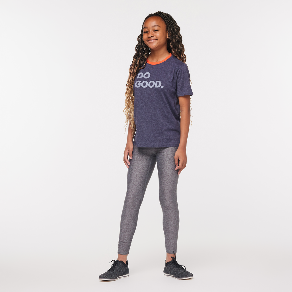 Do Good Organic T-Shirt - Kids', Maritime, Model Adelina