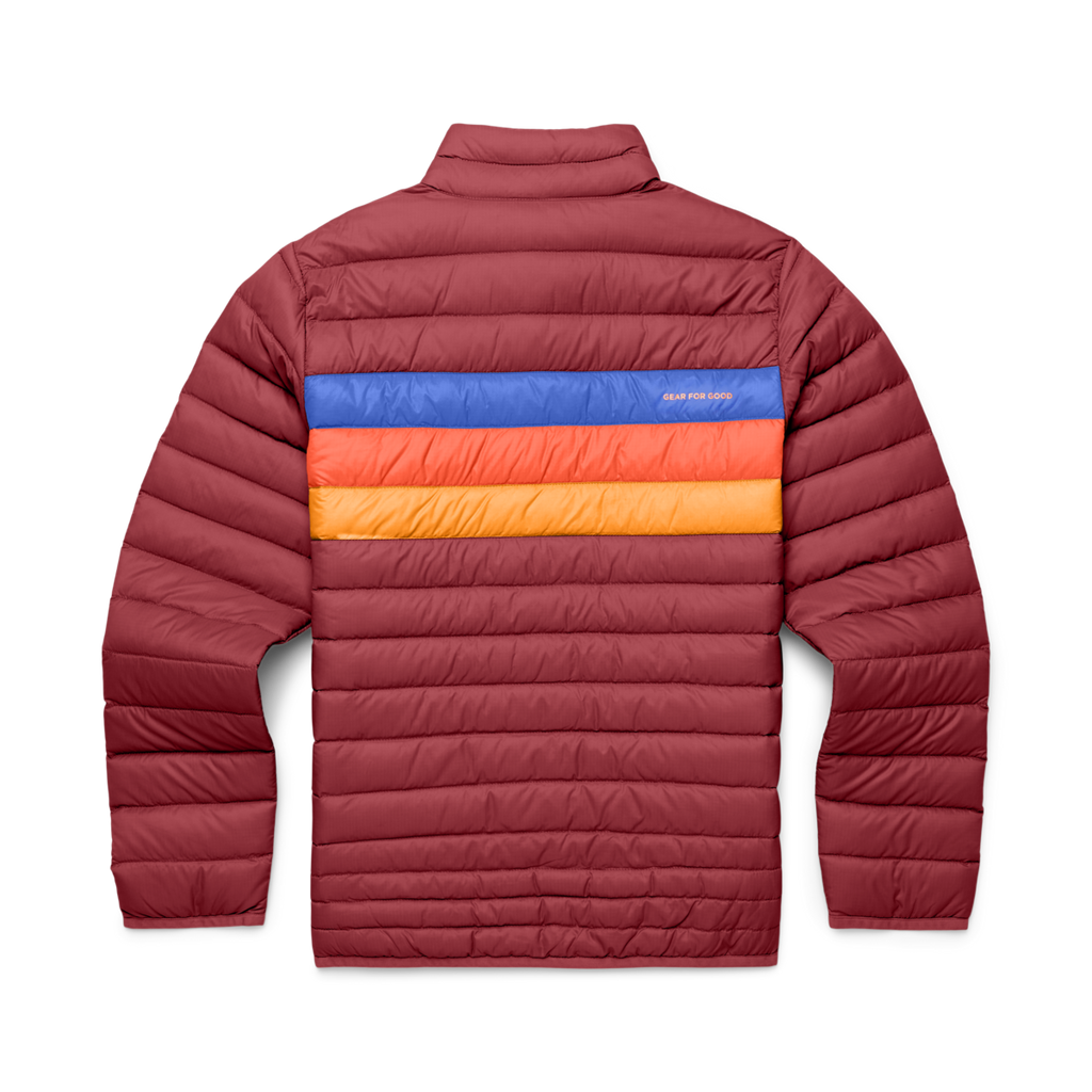 Fuego Down Jacket - Kids', Burgundy Stripes