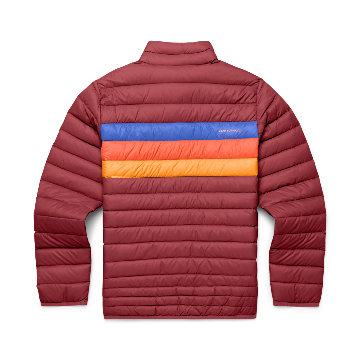 Fuego Down Jacket - Kids', Burgundy Stripes