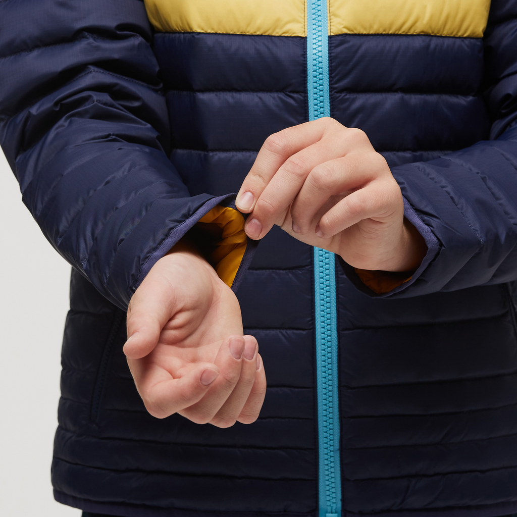 Fuego Down Jacket - Kids', Maritime Stripes, Model Dax