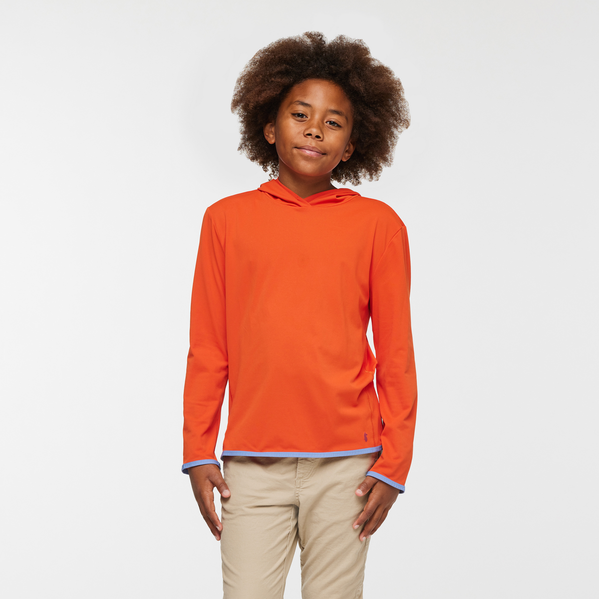 Sombra Sun Hoodie - Kids', Canyon, Model Isaiah