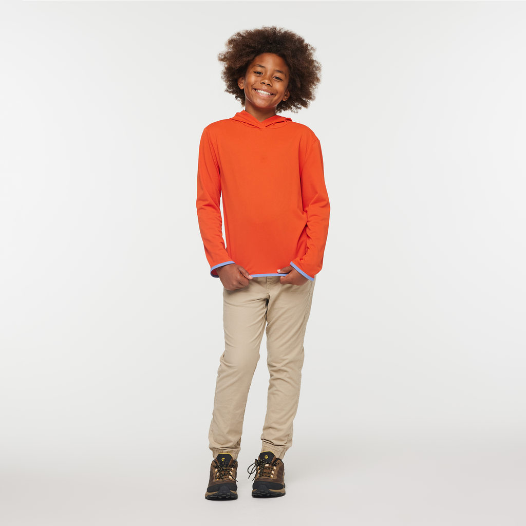 Sombra Sun Hoodie - Kids', Canyon, Model Isaiah