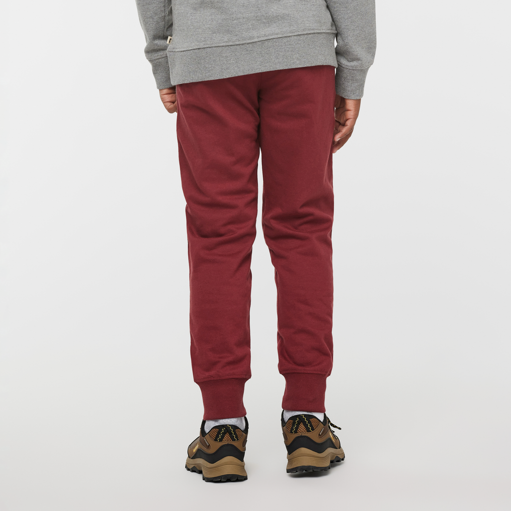 Sweatpants - Kids', Burgundy, Model Isaiah