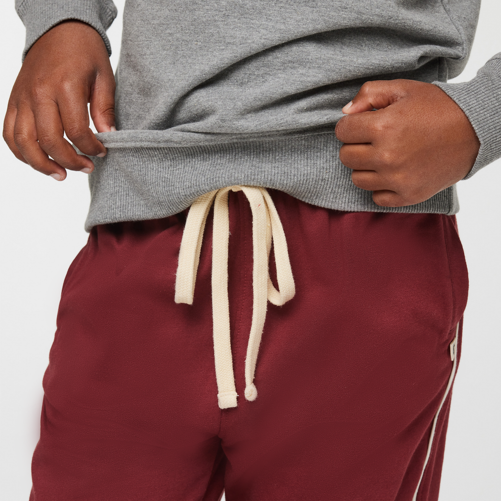 Sweatpants - Kids', Burgundy, Model Isaiah