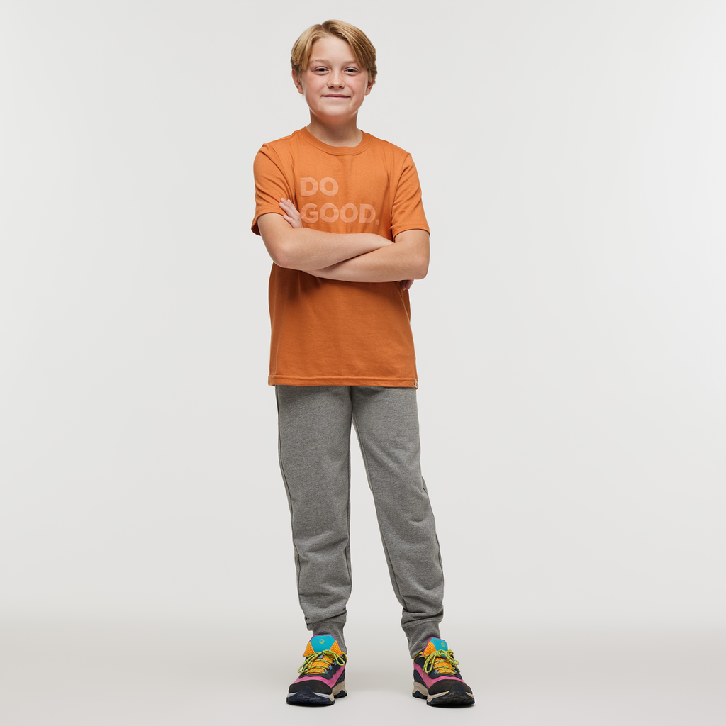 Sweatpants - Kids', Heather Grey, Model Dax