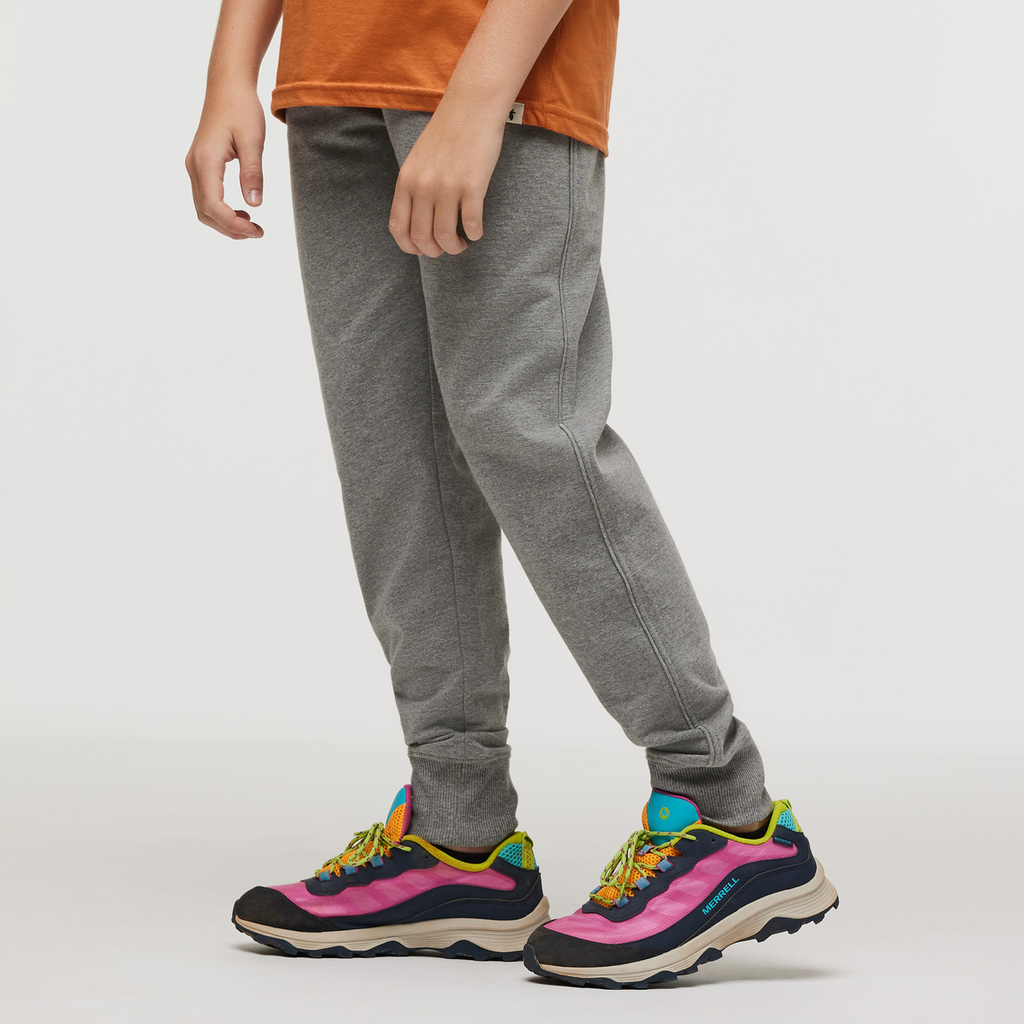 Sweatpants - Kids', Heather Grey, Model Dax