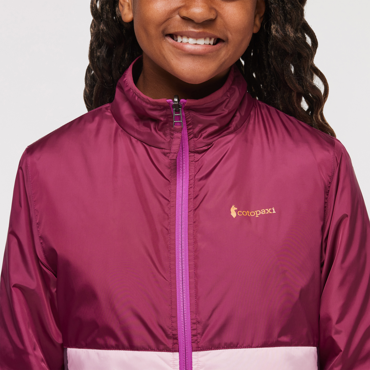 Teca Cálido Jacket - Kids', Camelia, Modell Adelina