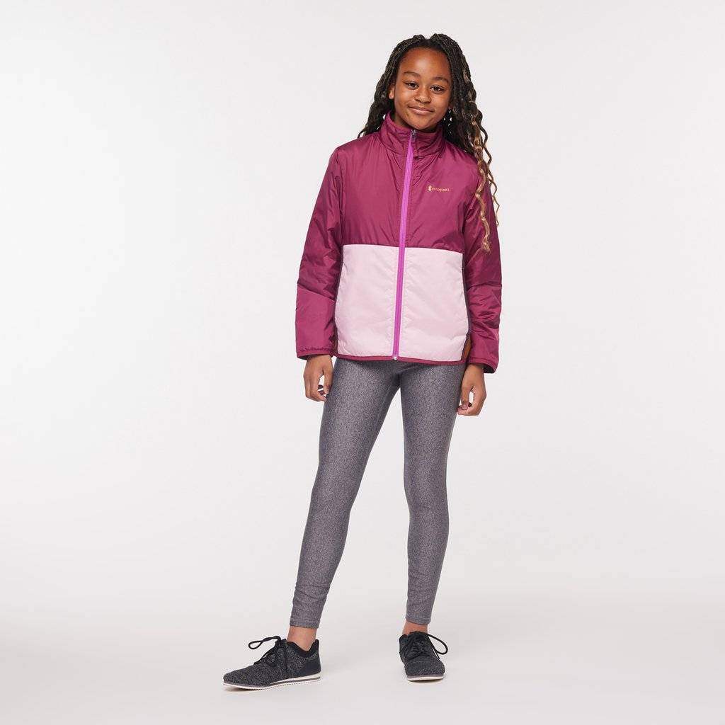 Teca Cálido Jacket - Kids', Camelia, Modell Adelina