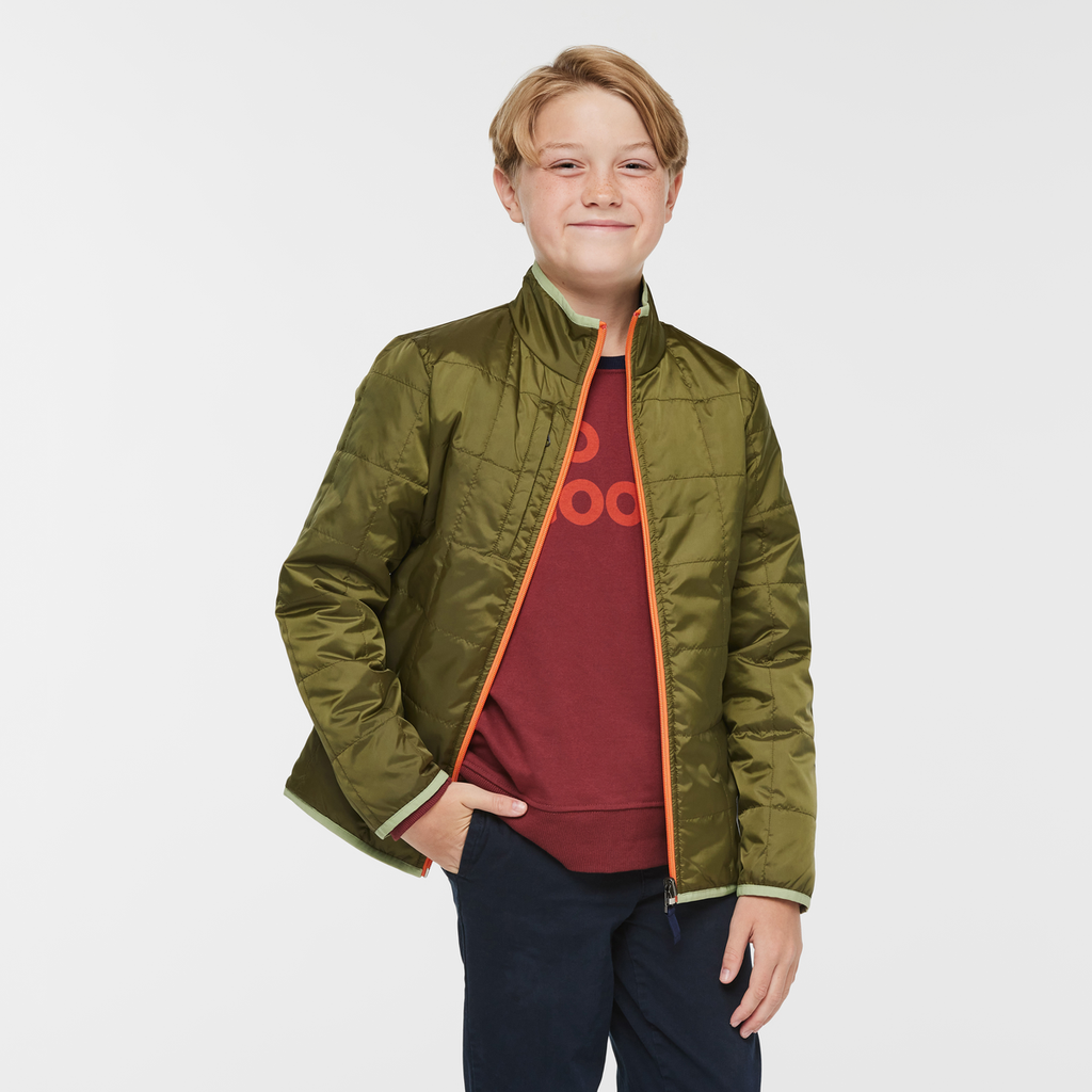 Teca Cálido Jacket - Kids', Sleepover, Model Dax