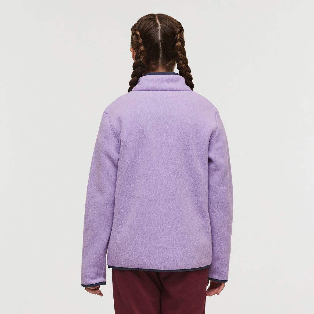 Teca Fleece Jacket - Kids', Flower Power, Model Gemma Nye