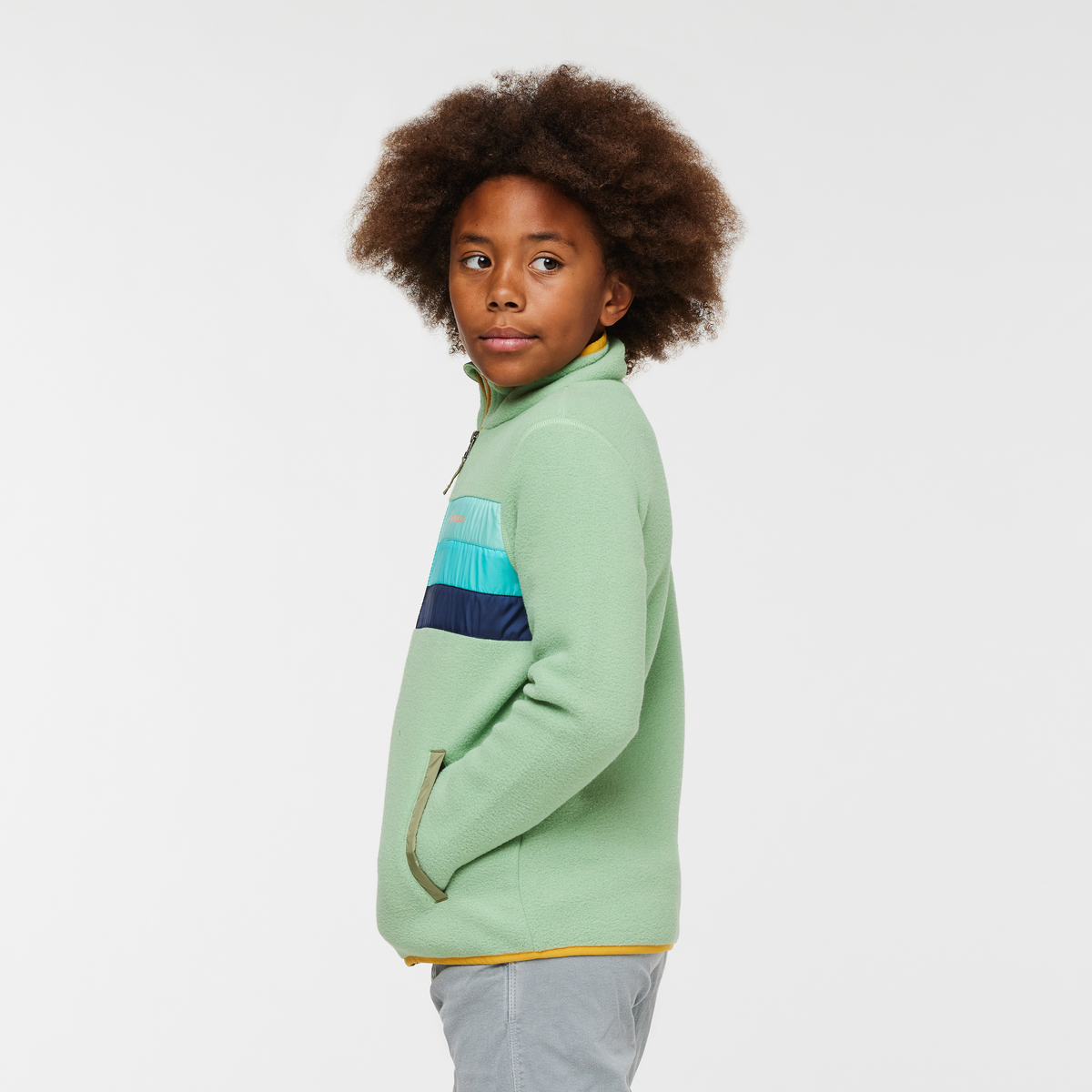 Teca Fleece Jacket - Kids', Fresh Air, Model Isaiah