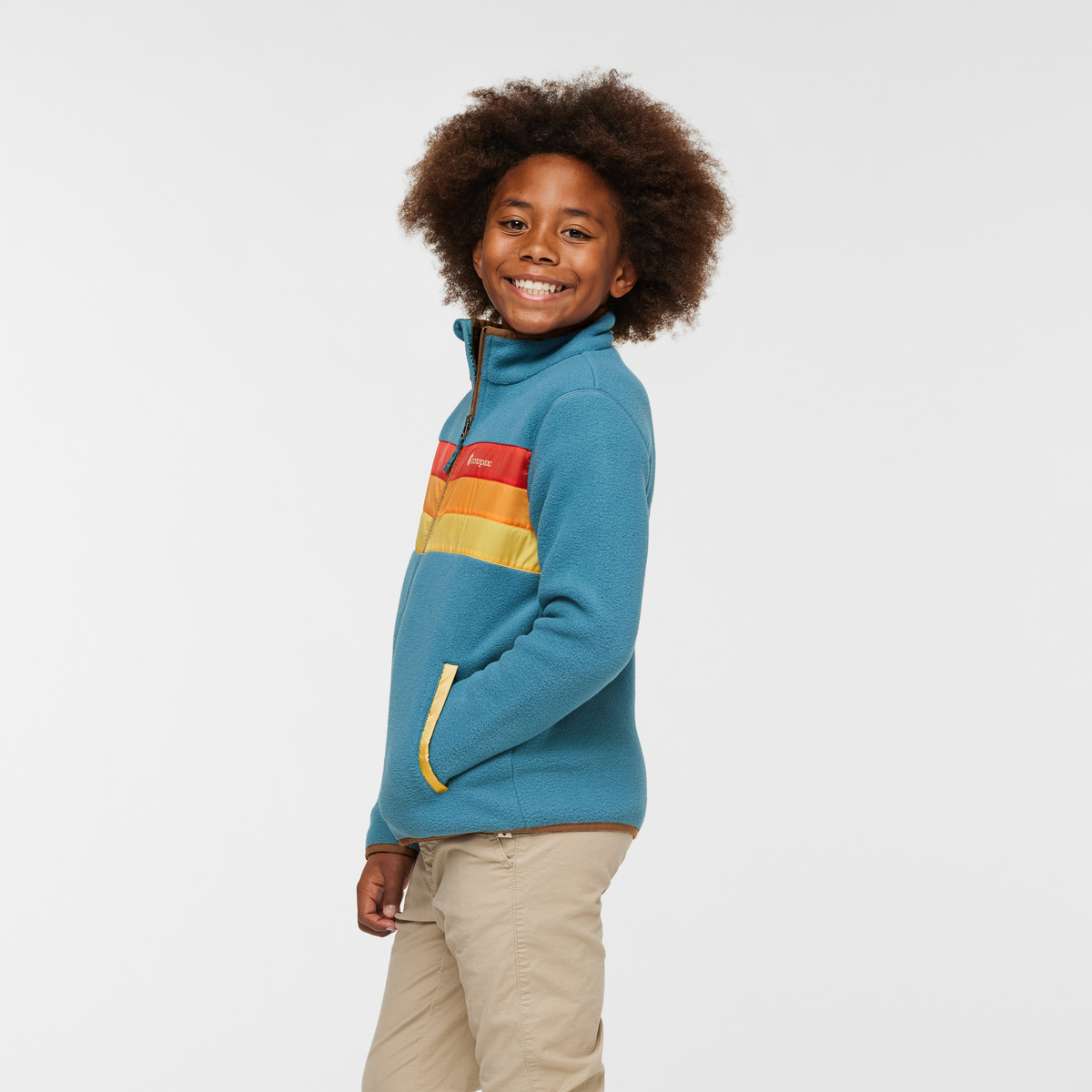Teca Fleece Jacket - Kids', Mountaineer, Model Isaiah