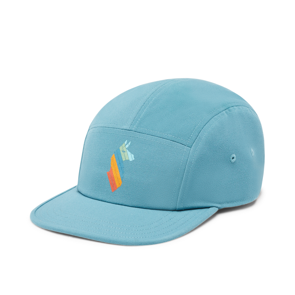 Llama Stripes 5-Panel Hat, Blue Spruce