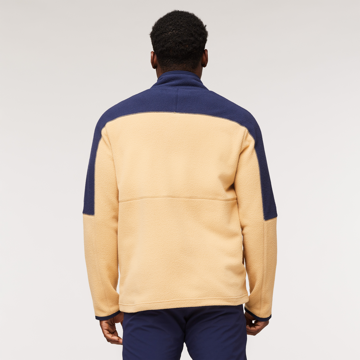 Abrazo Fleece Full-Zip Jacket - Men's, Maritime/Birch, Model Jeremy