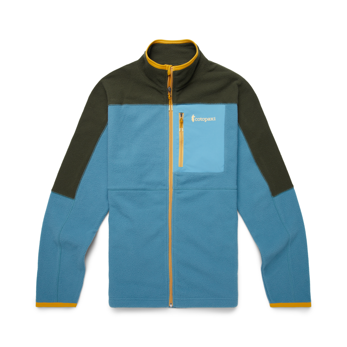 Abrazo Fleece Full-Zip Jacket - Men's, Woods/Blue Spruce, Detail