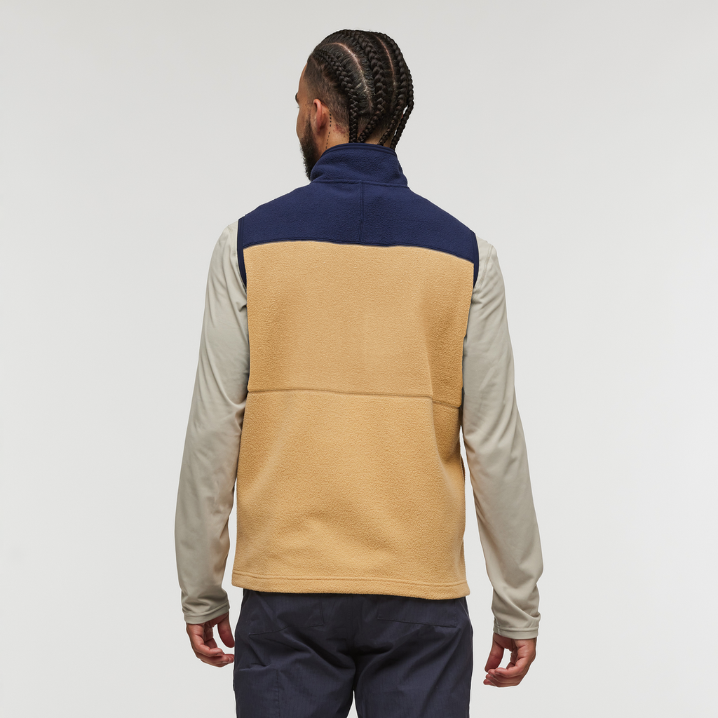 Abrazo Fleece Vest - Men's, Maritime/Birch, Model Alex