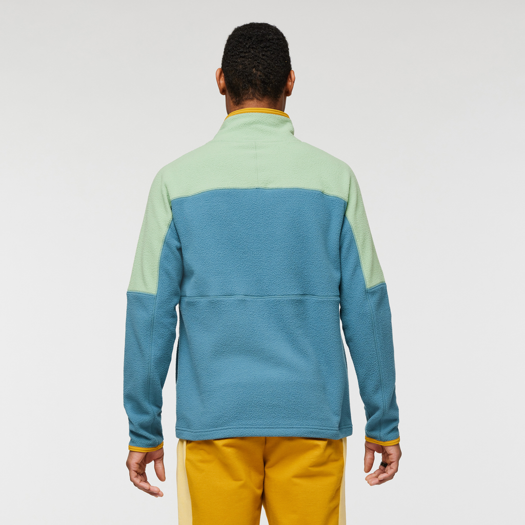 Abrazo Half-Zip Fleece Jacket - Men's, Aspen/Blue Spruce, Model Jason