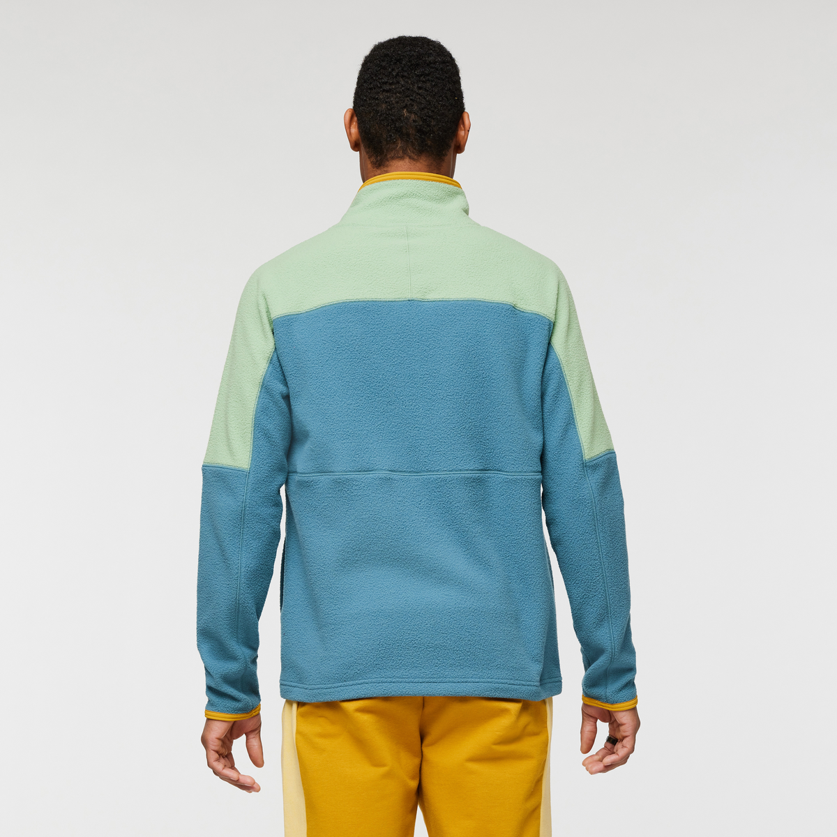 Abrazo Half-Zip Fleece Jacket - Men's, Aspen/Blue Spruce, Model Jason