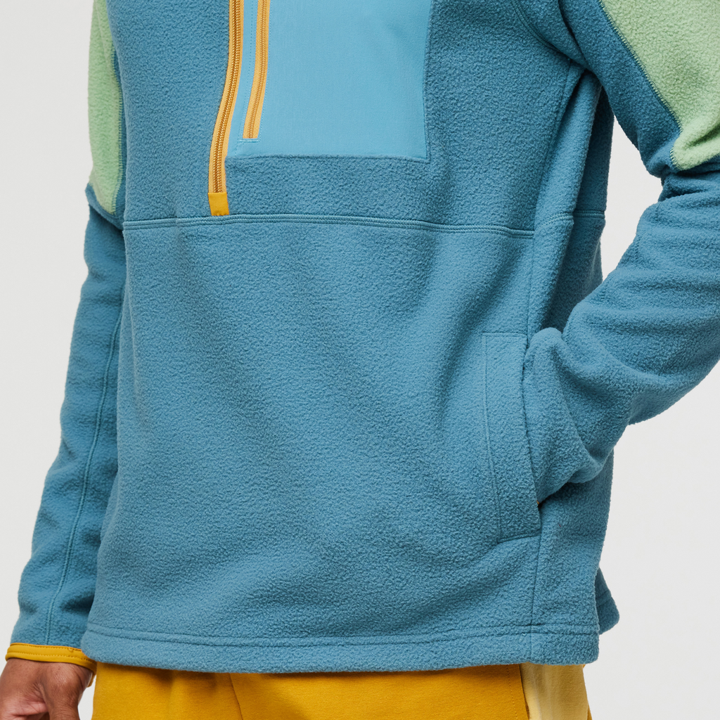 Abrazo Half-Zip Fleece Jacket - Men's, Aspen/Blue Spruce, Model Jason