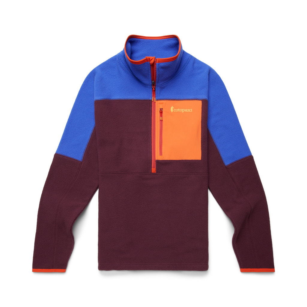 Abrazo Half-Zip Fleece Jacket - Men's, Blue Violet/Wine, Detail