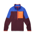 Abrazo Half-Zip Fleece Jacket - Men's, Blue Violet/Wine, Detail
