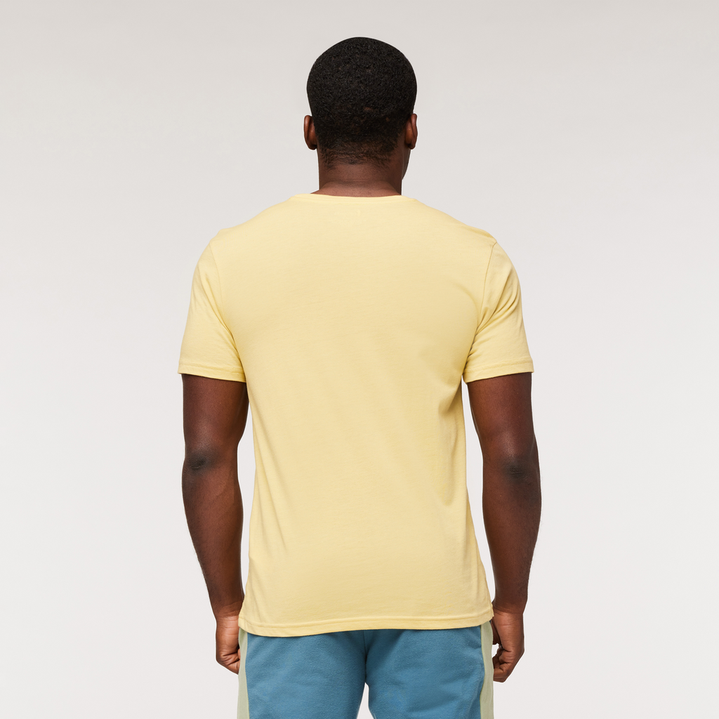 Altitude Llama T-Shirt - Men's, Wheat, Model Jeremy