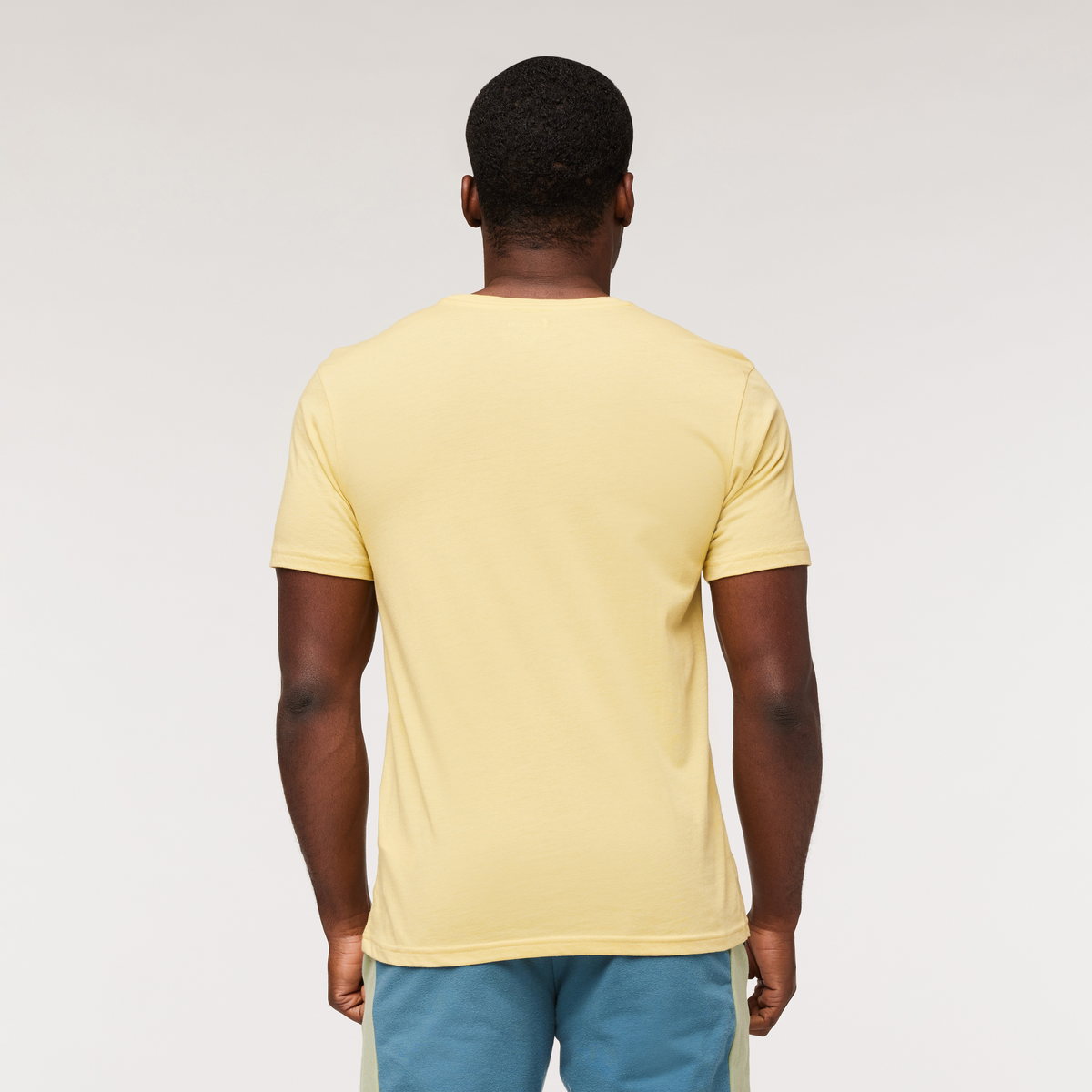 Altitude Llama T-Shirt - Men's, Wheat, Model Jeremy