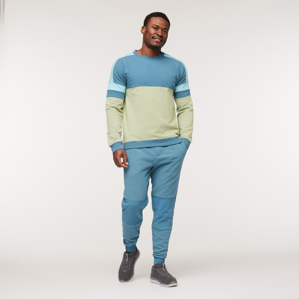 Bandera Sweatshirt - Men's, Blue Spruce/Aspen, Model Jeremy