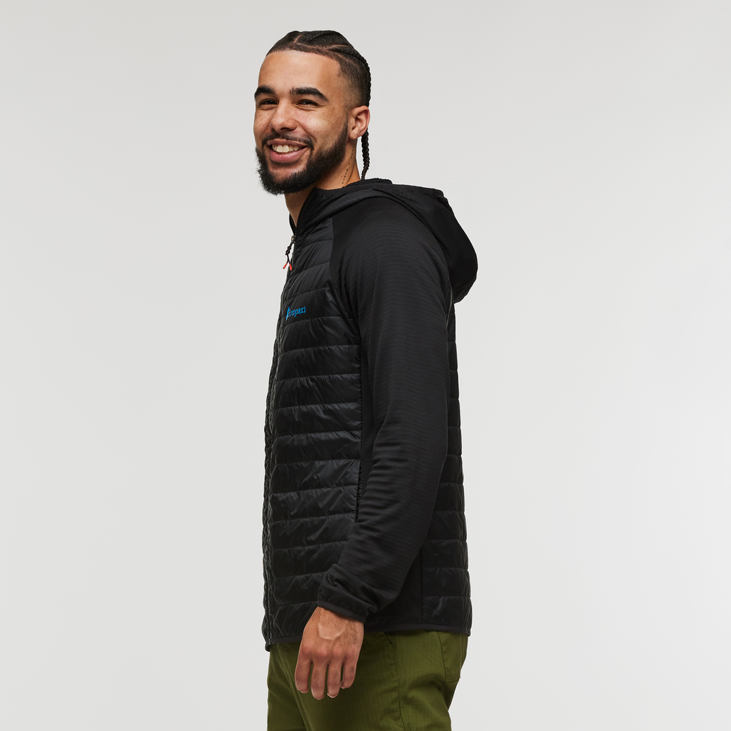 Capa Hybrid Insulated Hooded Jacket - Men's, Cotopaxi Black, Model Alex