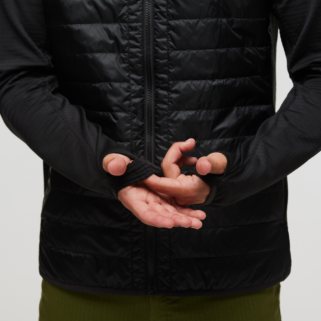 Capa Hybrid Insulated Hooded Jacket - Men's, Cotopaxi Black, Model Alex