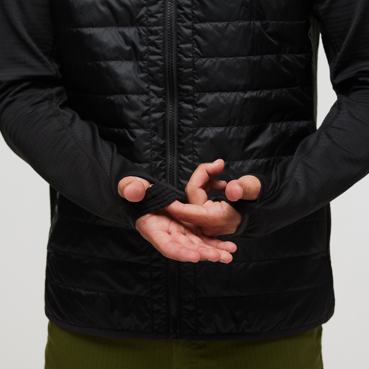 Capa Hybrid Insulated Hooded Jacket - Men's, Cotopaxi Black, Model Alex