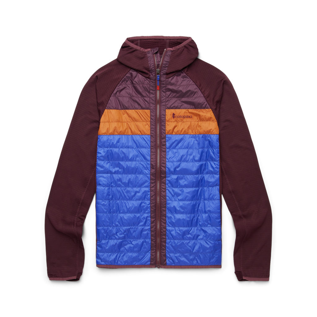 Capa Hybrid Insulated Hooded Jacket - Men's, Wine/Blue Violet, Detail