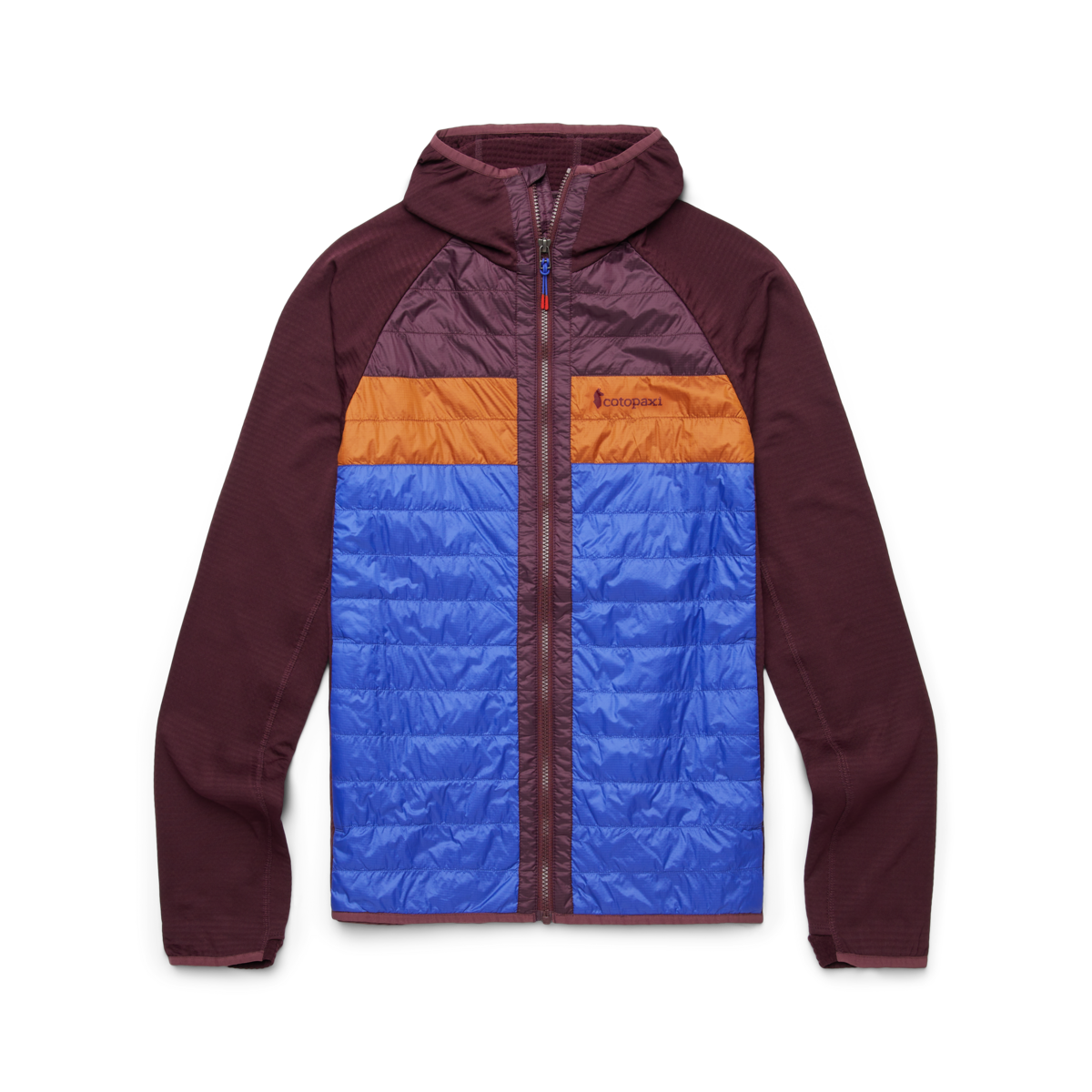 Capa Hybrid Insulated Hooded Jacket - Men's, Wine/Blue Violet, Detail