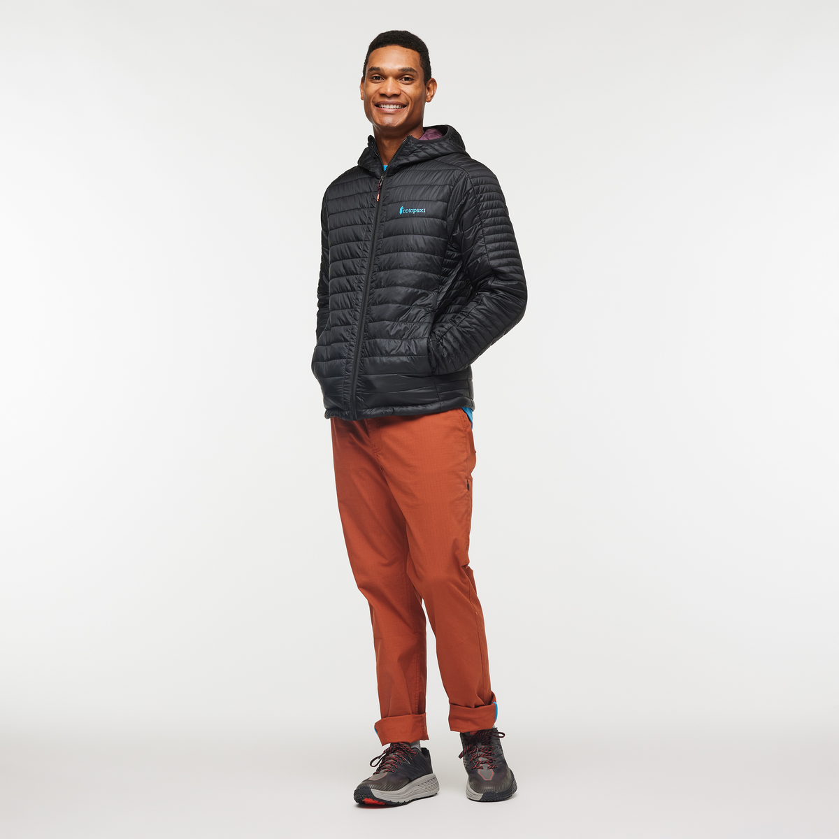 Capa Insulated Hooded Jacket - Men's, Cotopaxi Black, Model Jason