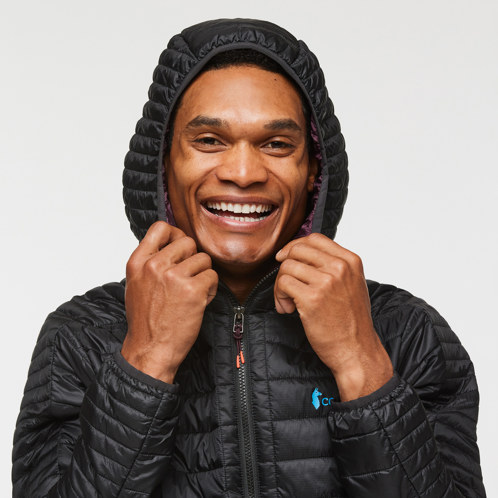 Capa Insulated Hooded Jacket - Men's, Cotopaxi Black, Model Jason
