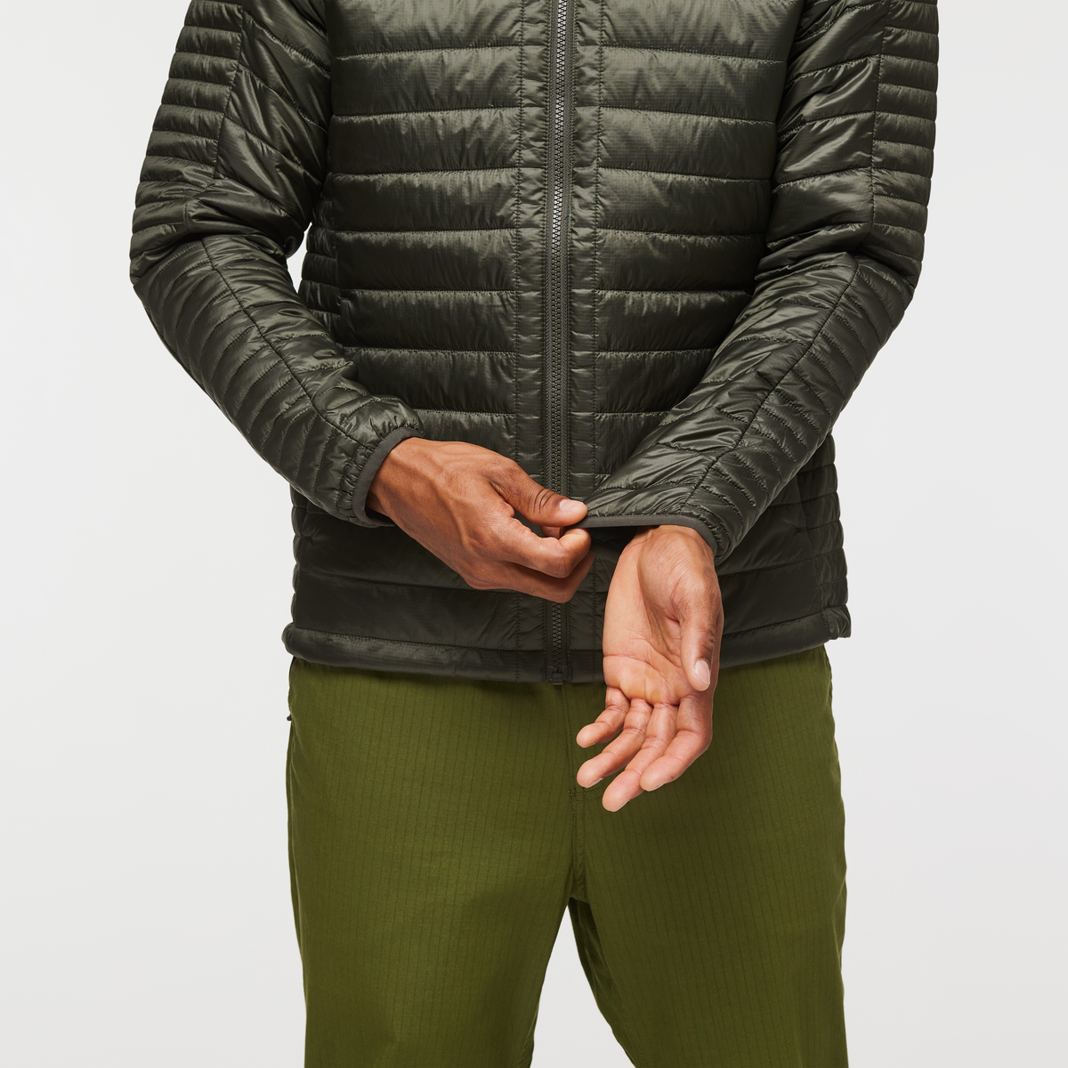 Capa Insulated Hooded Jacket - Men's, Cotopaxi Iron, Model Jason