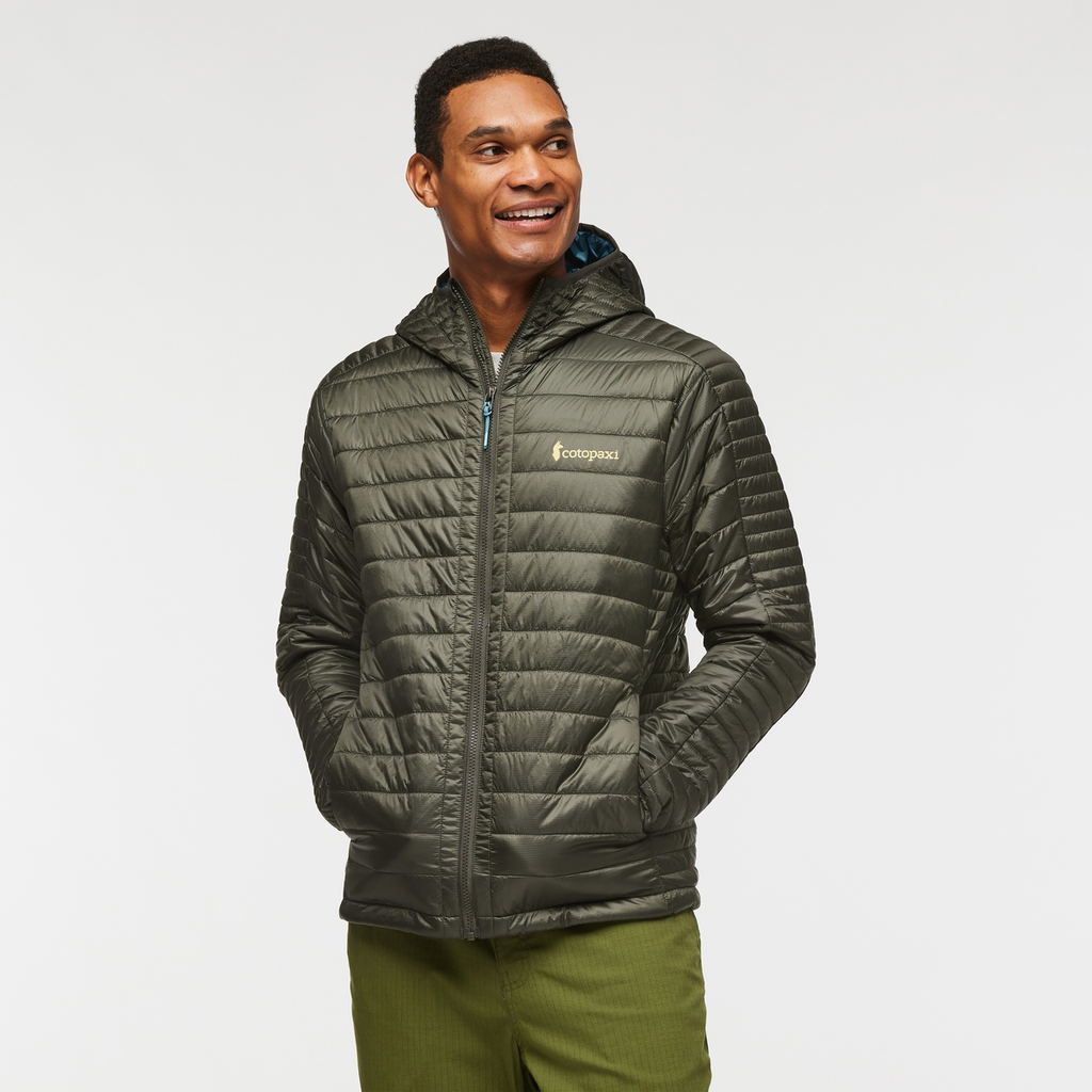 Capa Insulated Hooded Jacket - Men's, Cotopaxi Iron, Model Jason