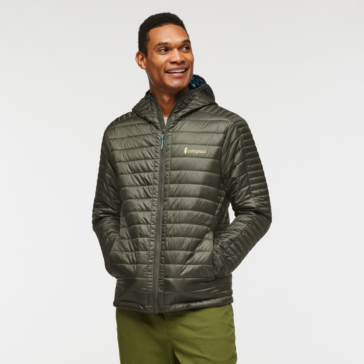 Capa Insulated Hooded Jacket - Men's, Cotopaxi Iron, Model Jason