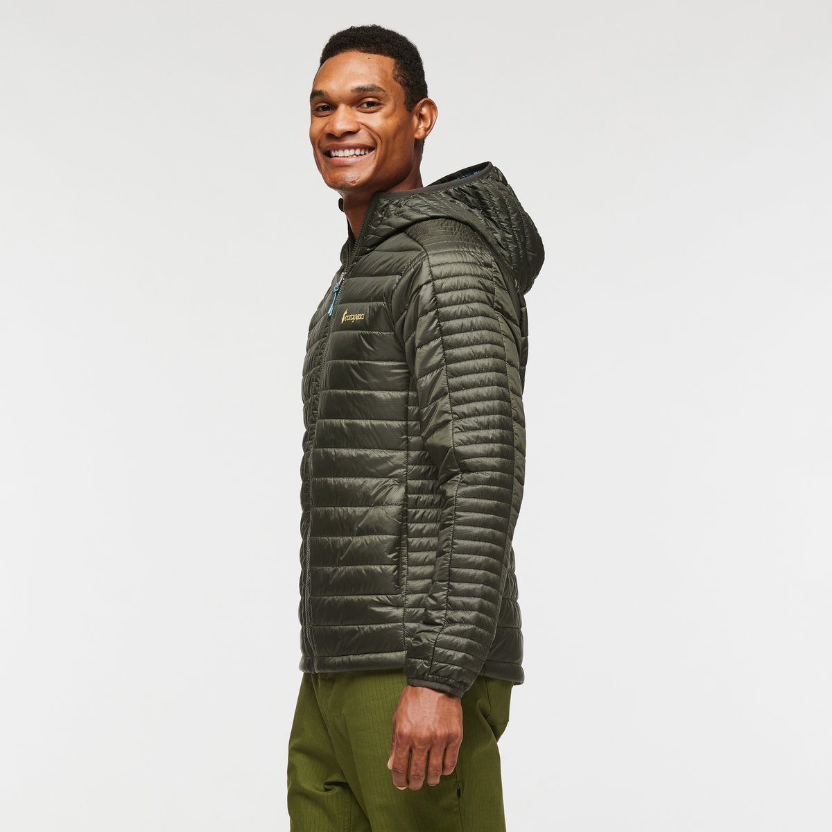 Capa Insulated Hooded Jacket - Men's, Cotopaxi Iron, Model Jason