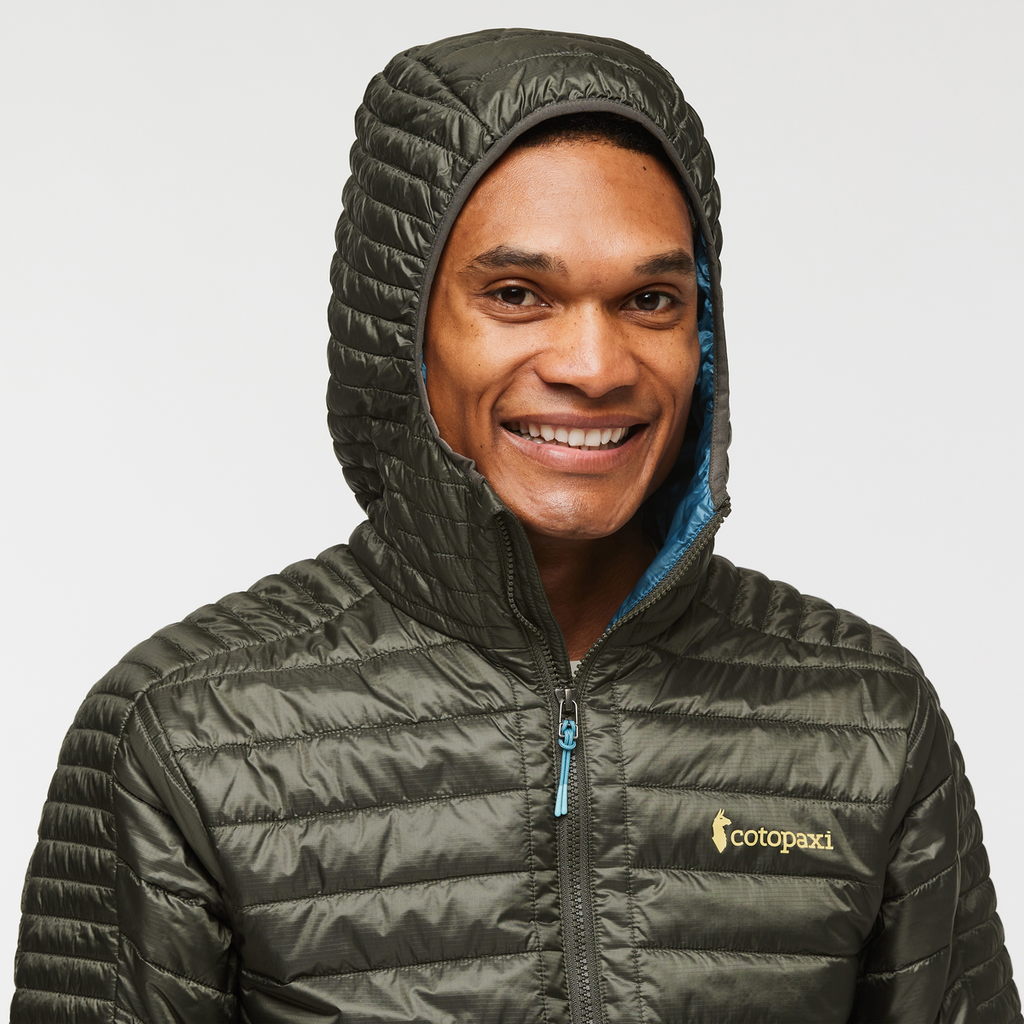 Capa Insulated Hooded Jacket - Men's, Cotopaxi Iron, Model Jason