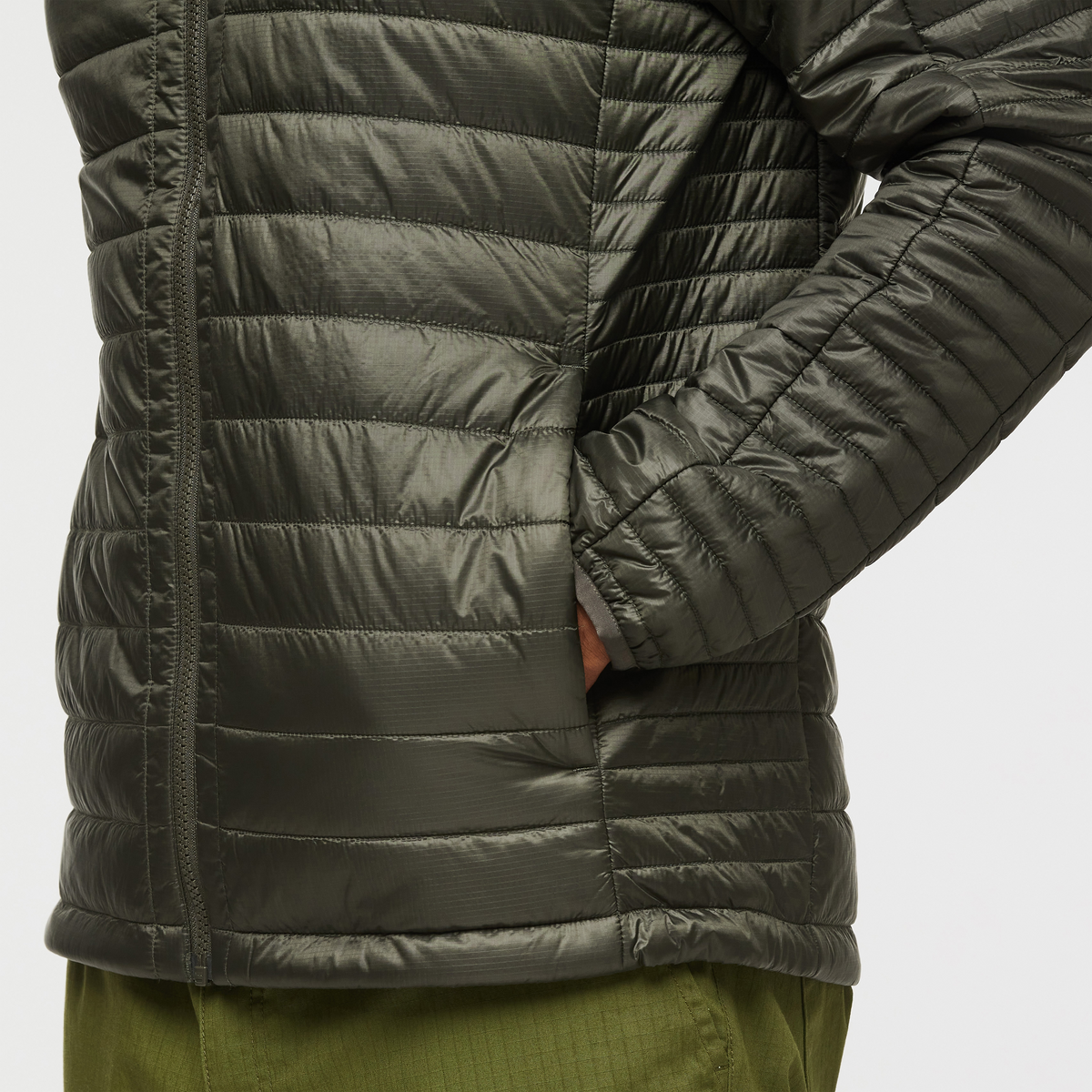 Capa Insulated Hooded Jacket - Men's, Cotopaxi Iron, Model Jason